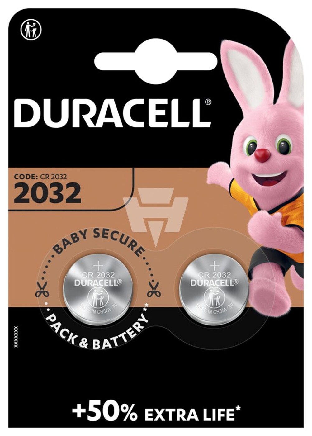 Duracell Lithium-Knopfzelle CR2032 Lithium 3V 2er Blister