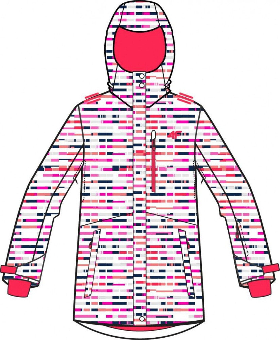Skijacke JKUDNS003 4F - Kinder