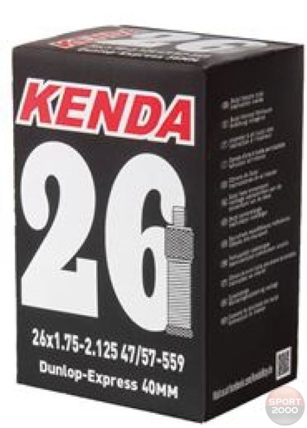 KENDA Schlauch 18"1.75/2.125 A/V