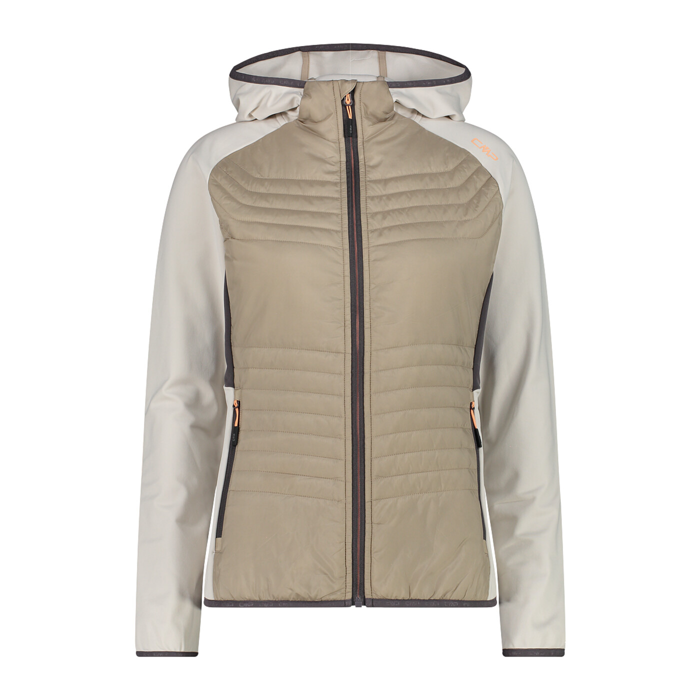 JACKET FIX HOOD HYBRID JACKET CMP - Damen