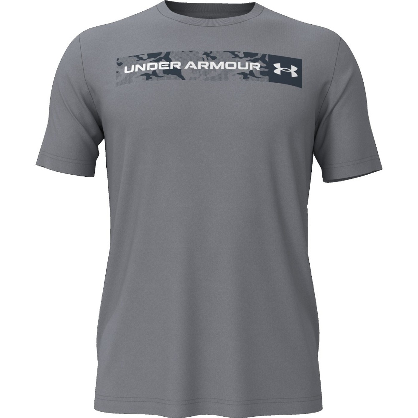 UNDER ARMOUR UA CAMO CHEST STRIPE SS-BLU,3X - Herren