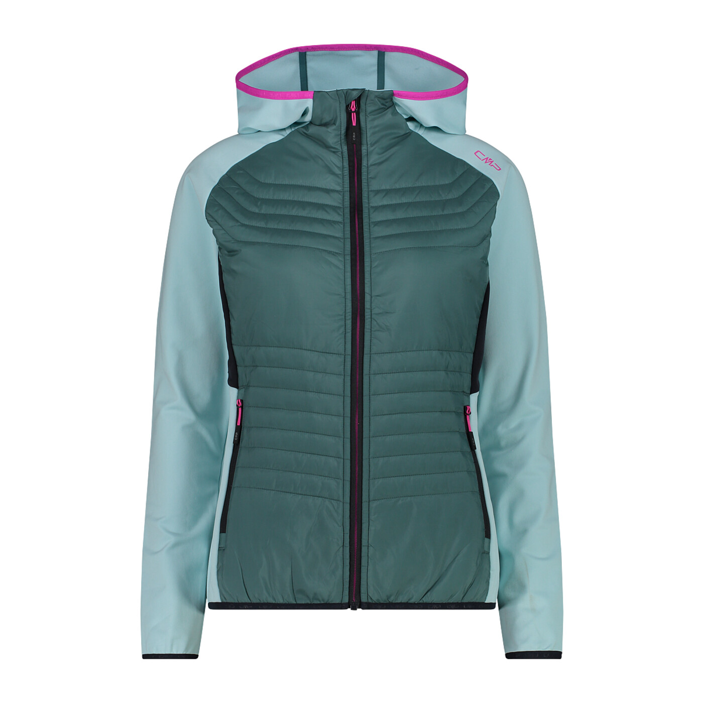 JACKET FIX HOOD HYBRID JACKET CMP - Damen