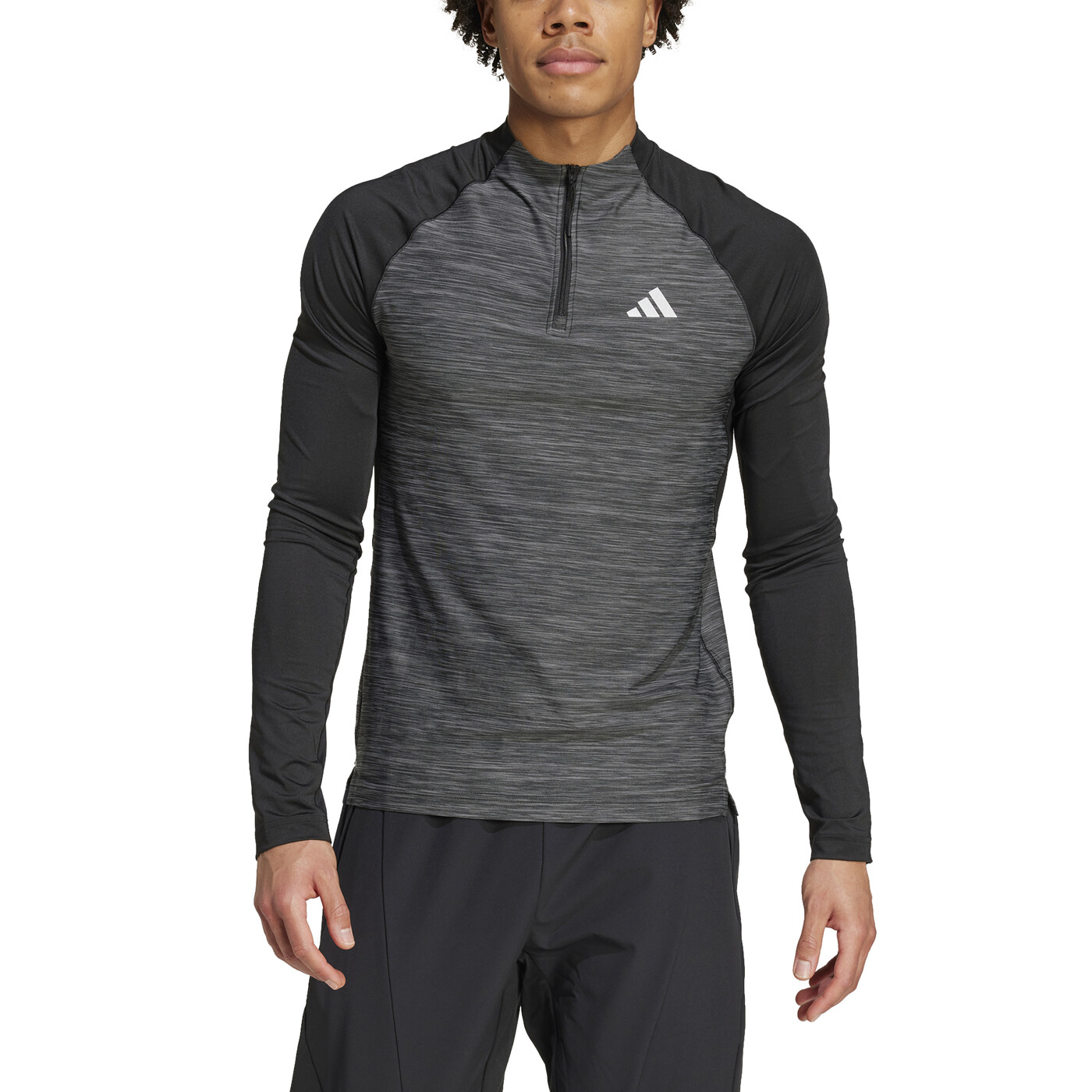 GYM+ 3S 1/4ZIP Funktionsshirt ADIDAS - Herren