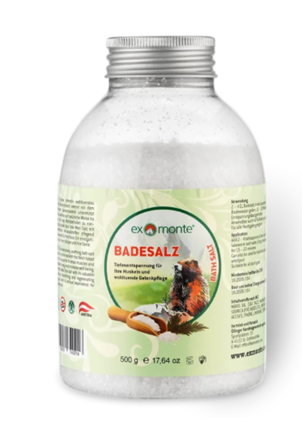 Badesalz 500gr Exmonte