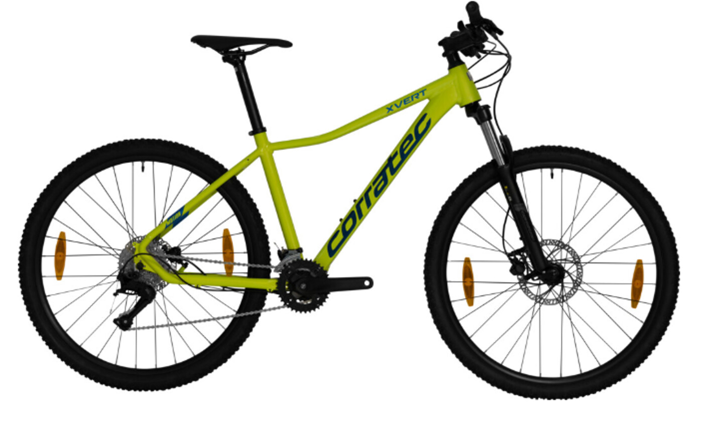 X Vert Motion Lime Green I Sky BLue I Dark Blue |BIKE CORRATEC