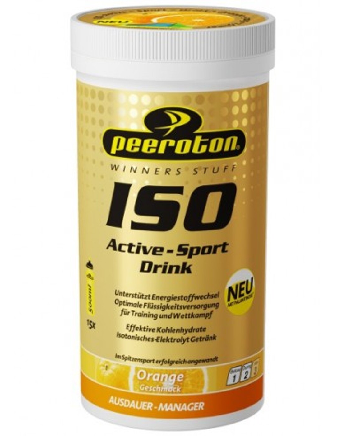 ISO Aktive Sport Drink 300g Orange PEEROTON