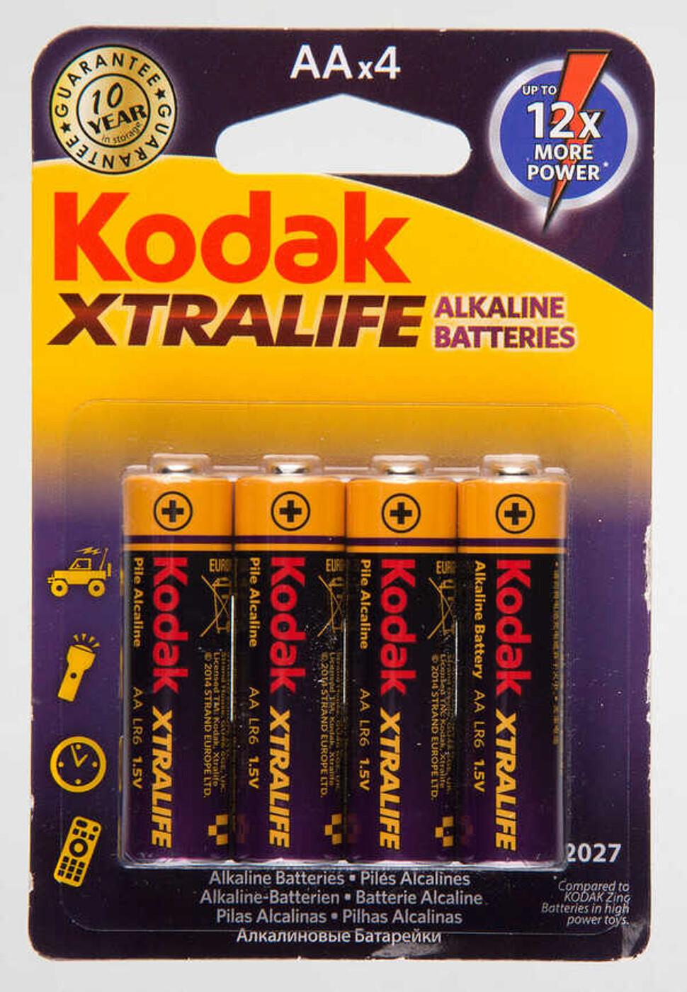 OUT OF THE BLUE Batterie Kodak Xtralife AA 4 STück KODAK