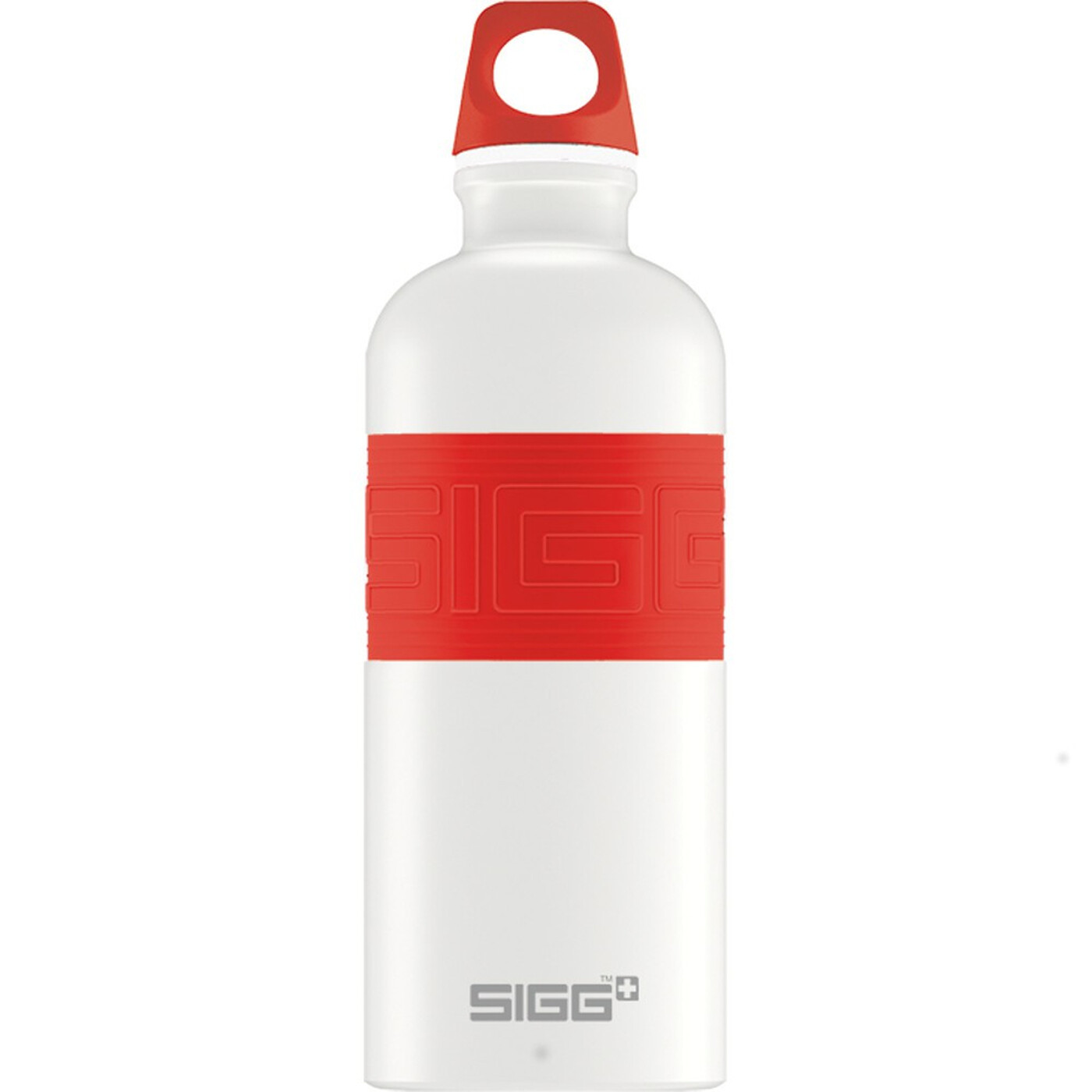 Trinkflasche CYD Pure white touch red SIGG