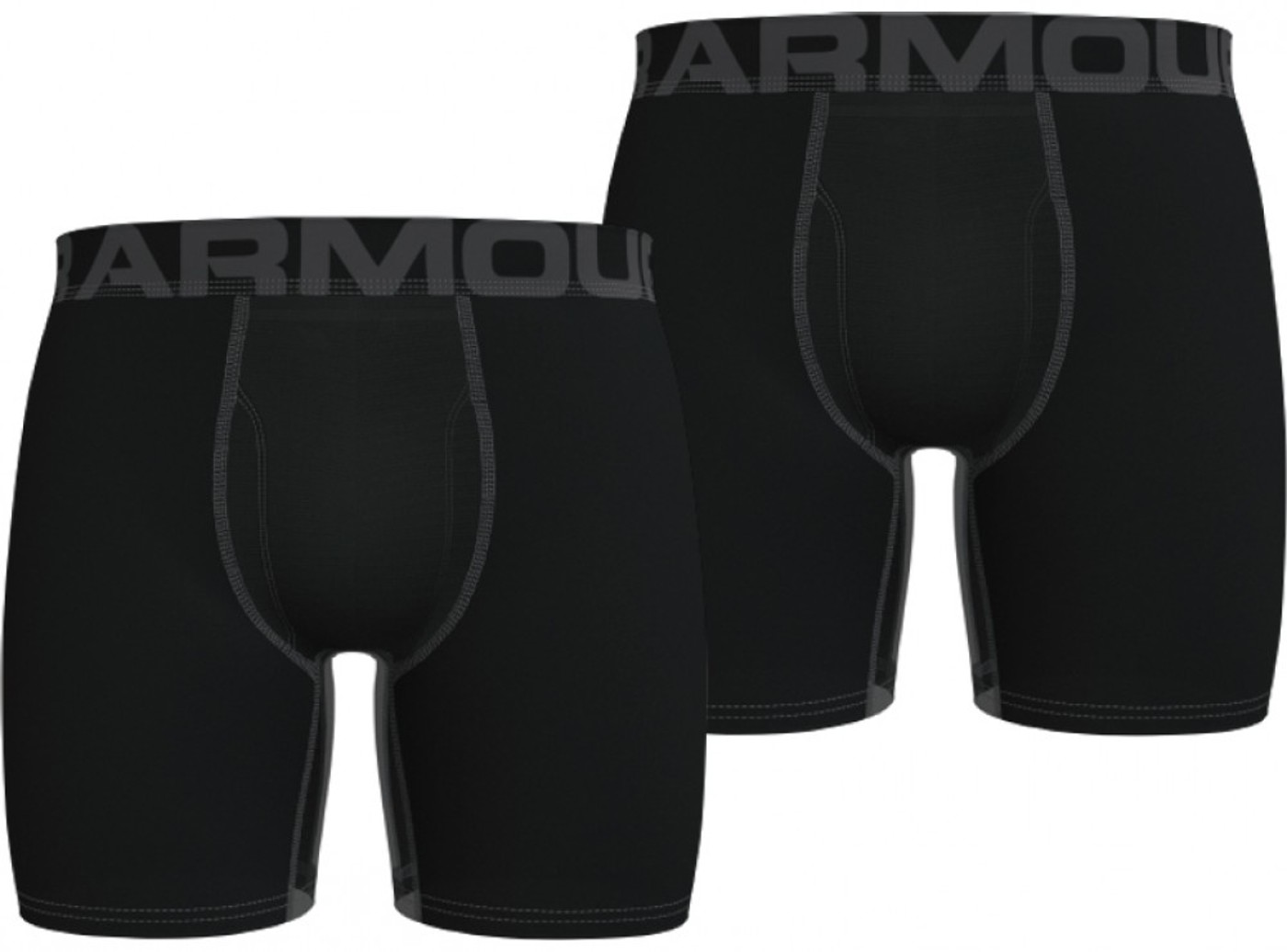 UNDER ARMOUR UA Tech 6in 2 Pack-GRY,5XL - Herren