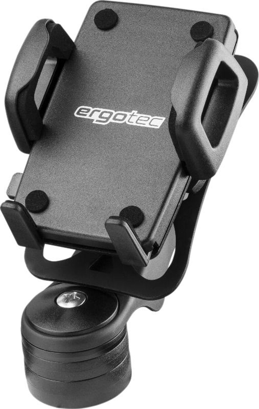 Ergotec Smartphonehalter schwarz, für Vorbaubefestigung Ahead
