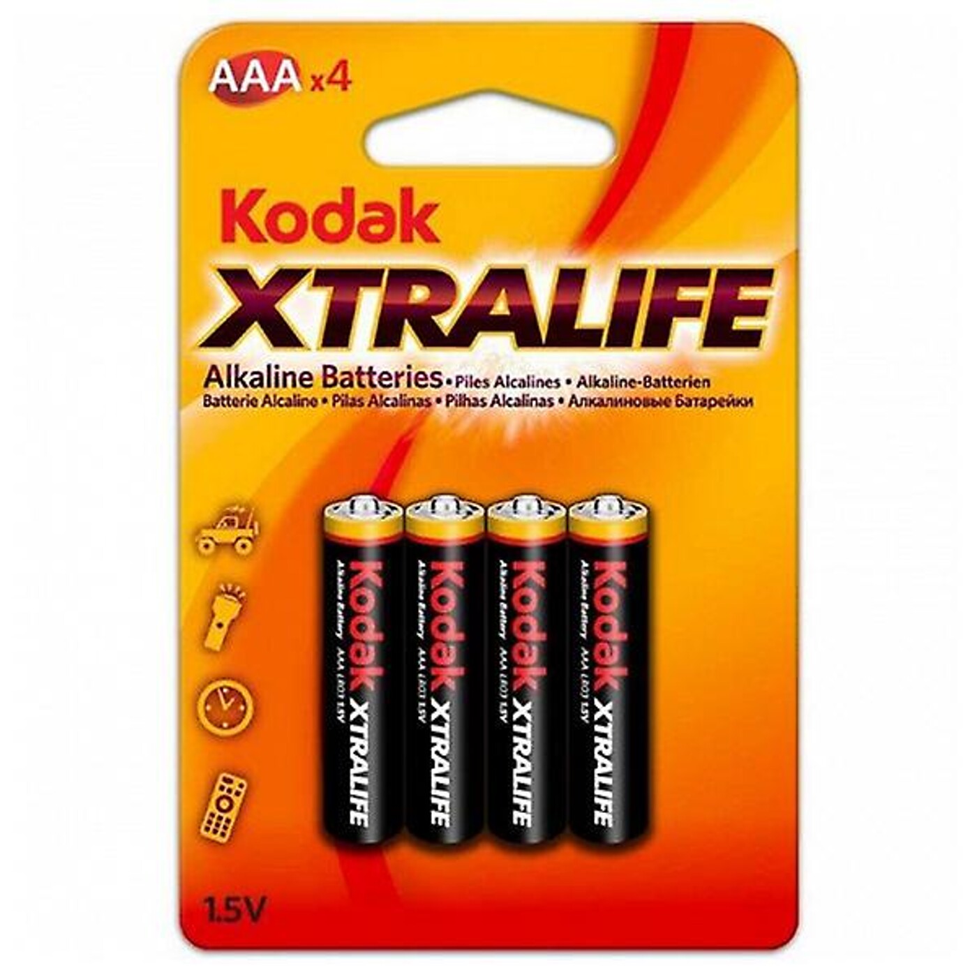 OUT OF THE BLUE Batterie Kodak Xtralife AAA 4 STück KODAK