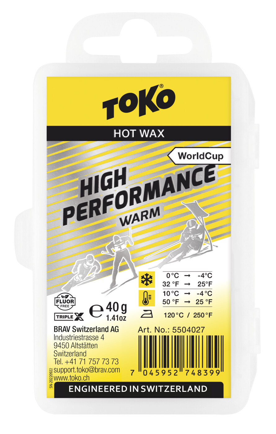 High Performance Hot Wax warm TOKO