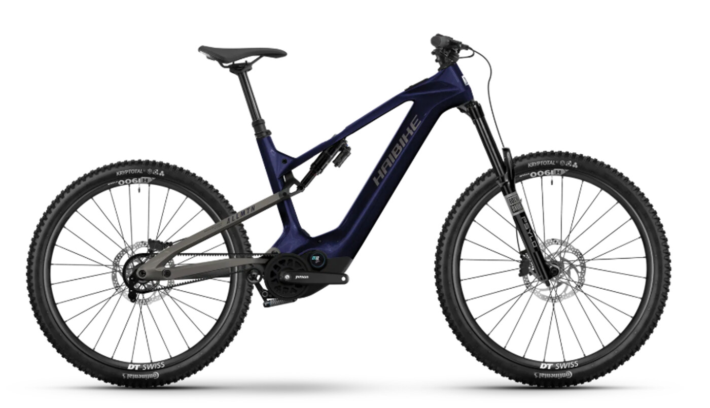 E-BIKE Haibike ALLMTN CF 10 TRN/IQ High midnight blue/grey glänzend