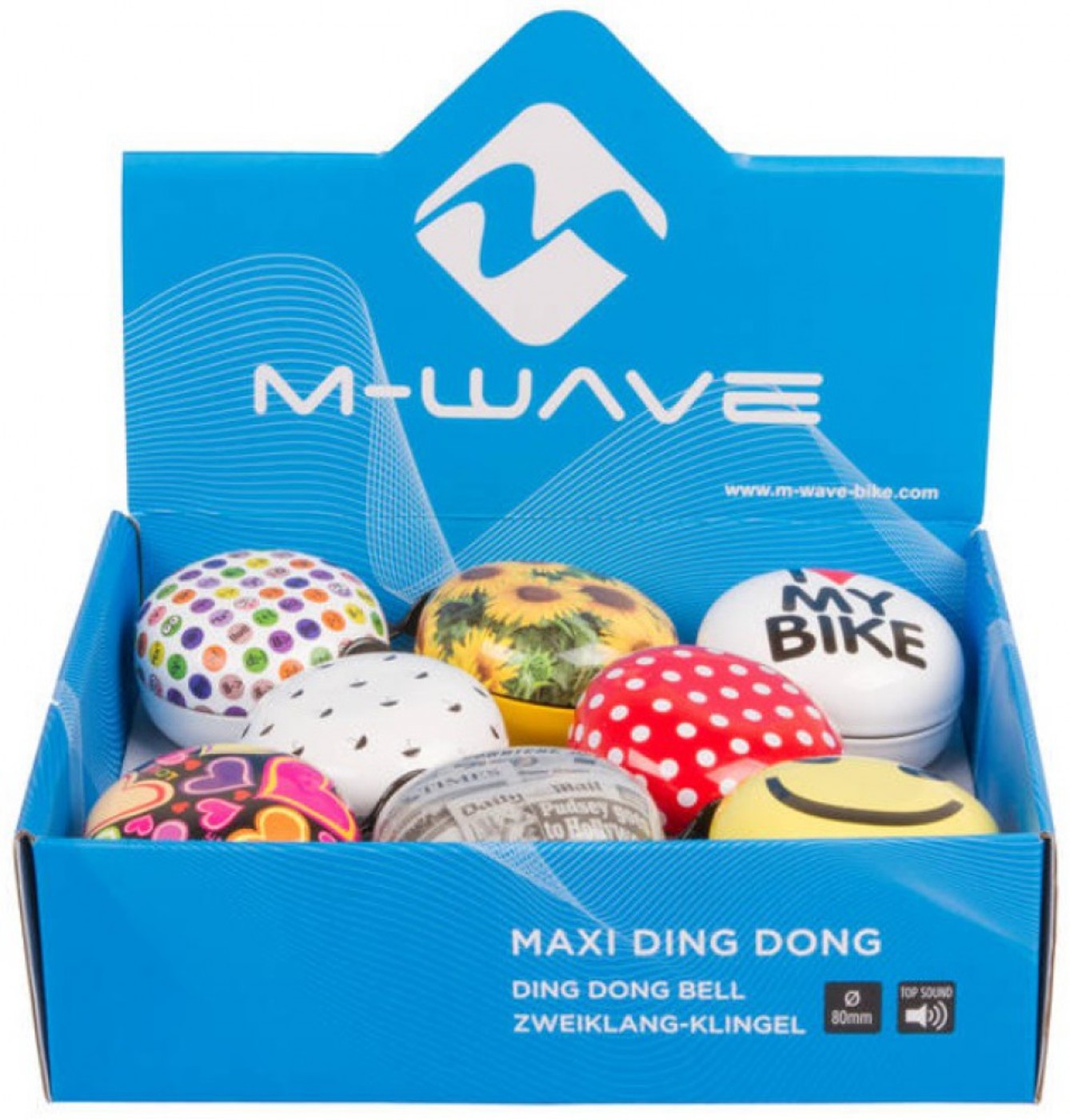 M-WAVE Glocke Maxi Ding-Dong Mix