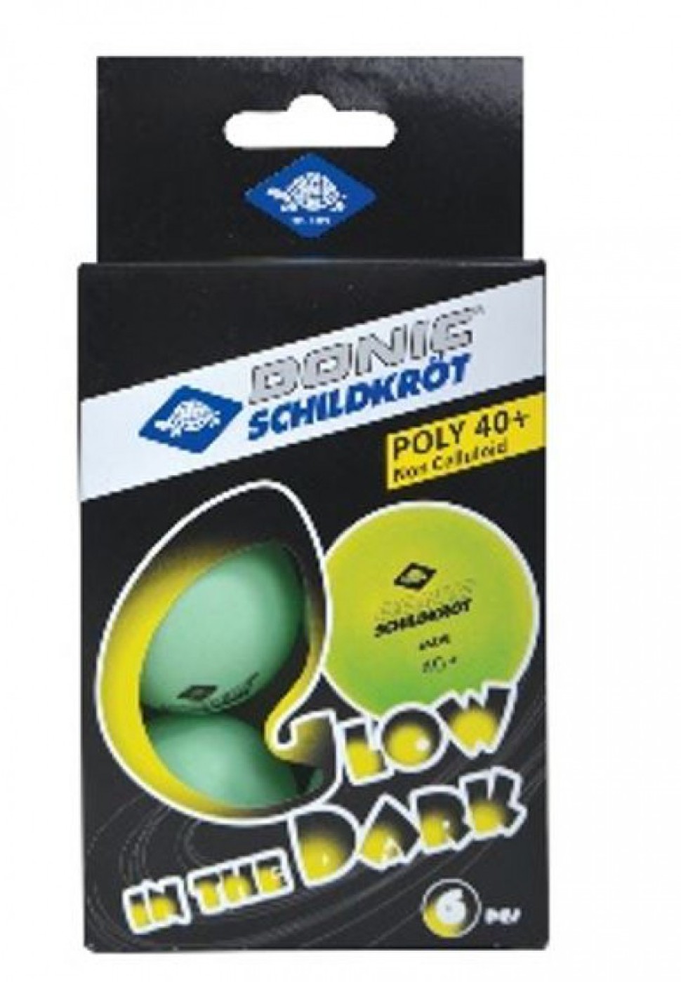 SCHILDKRÖT Glow in the dark Poly 40+ Ball