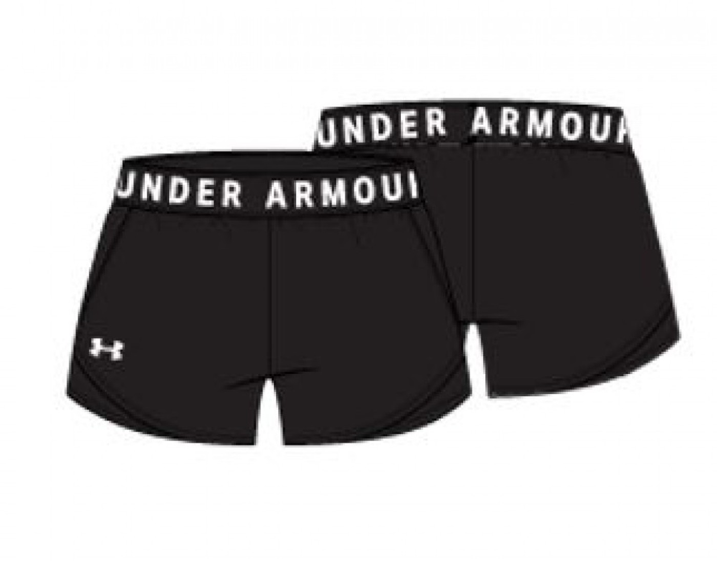 UNDER ARMOUR Play Up Shorts 3.0-PPL,XXL - Damen
