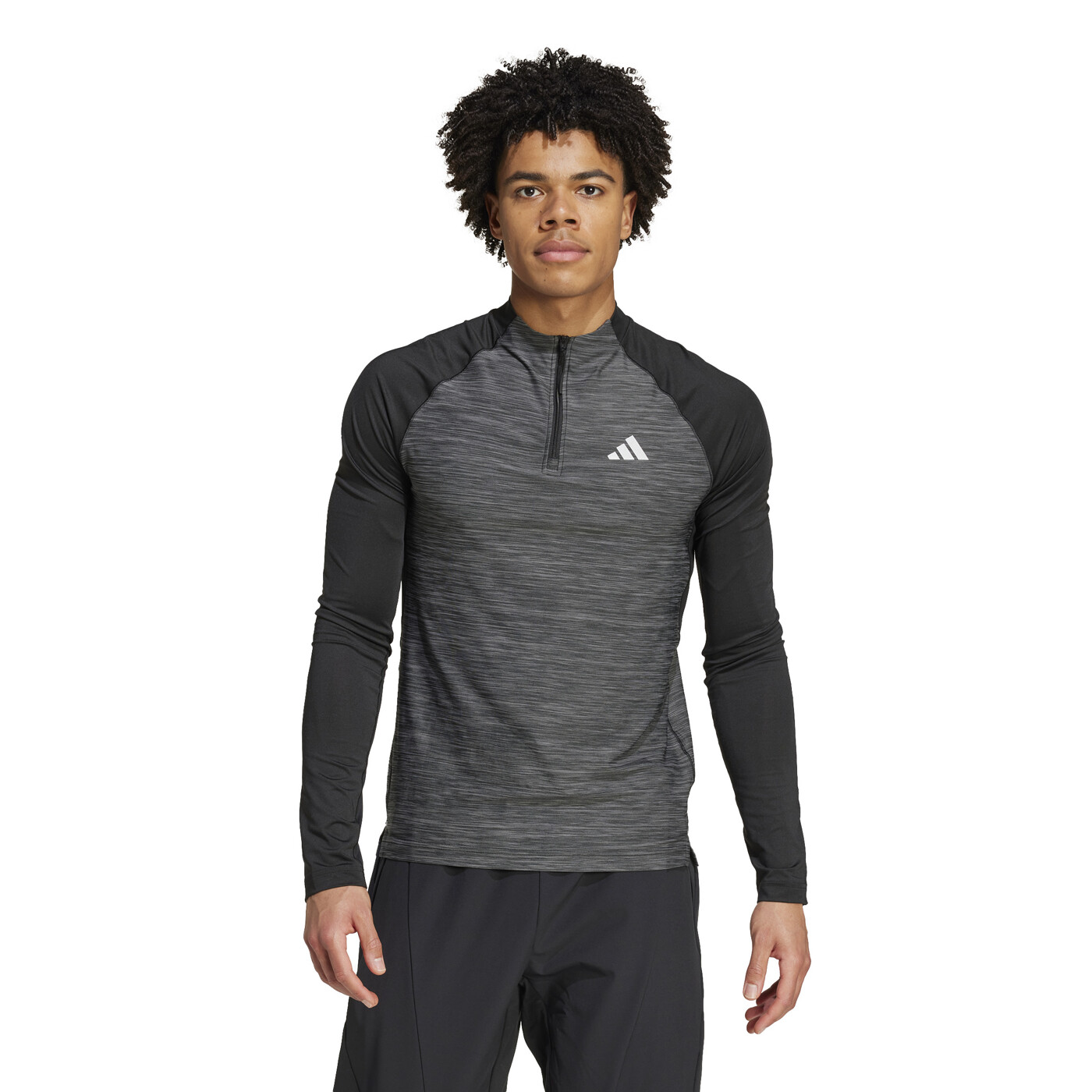GYM+ 3S 1/4ZIP Funktionsshirt ADIDAS - Herren